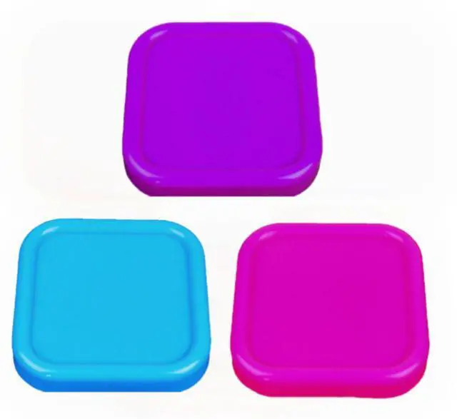 Main image of 3Pcs Square Plastic Magnetic Pin Cushion Anti Loss Sewing Pin Needle Storage Holder Magnetic Push Pins Holder for Sewing Quilting DIY Projects, Pincushions Random Color