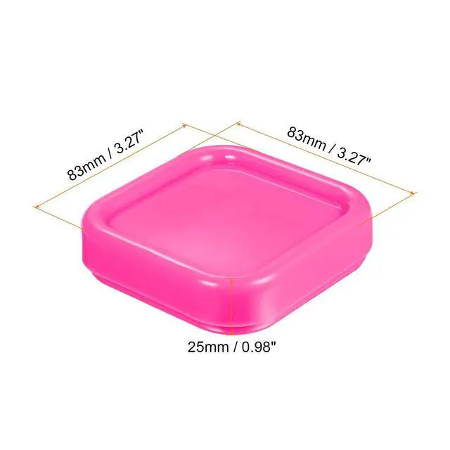 Alt view image 2 of 7 - 3Pcs Square Plastic Magnetic Pin Cushion Anti Loss Sewing Pin Needle Storage Holder Magnetic Push Pins Holder for Sewing Quilting DIY Projects, Pincushions Random Color