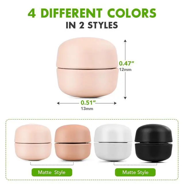 Alt view image 2 of 7 - Strong Magnetic Hijab Pins, 4 Pcs Matte Pinless Hijab Magnet Pin
