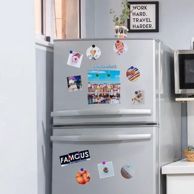 Alt view image 5 of 6 - Silicone Anti Scratch Refrigerator Magnets, 40 Pack