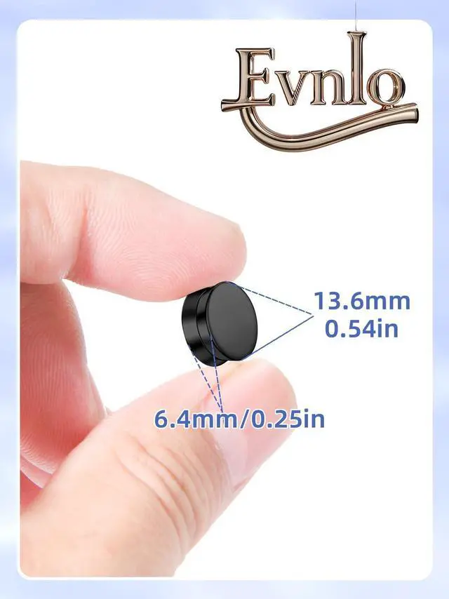 Alt view image 6 of 6 - 12 Pairs Strong Hijab Magnets, Thin Pinless Magnetic Hijab Pins for Scarf, Shirt, Veil, Dress No-Snag Matte, Multi-Use for Women