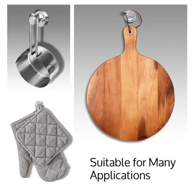 Alt view image 4 of 7 - Heavy Duty Magnetic Push Pins - Refrigerator & Whiteboard Magnets, Pack of 4