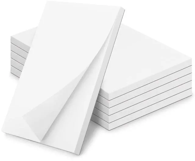 Main image of 6 Pack Note Pads 4x6, Blank Server Notepad, Small Memo Scratch Paper