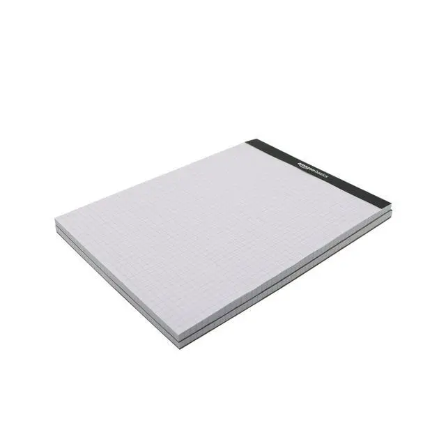 Alt view image 2 of 6 - Quad-Ruled Graph Paper Pad with Sturdy Back, Perforated, 8.5" x 11.75", White, 100 Sheets/Pad, 2-Pack