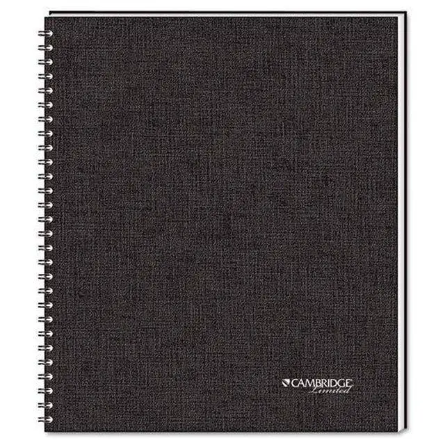 Alt view image 4 of 7 - Limited Business Notebook, Legal Ruled Paper, 8-1/4" x 11", 80 Sheets, Flexible Soft Touch Cover, Wirebound, Gray (06062)
