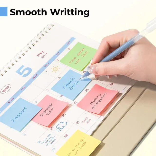 Alt view image 4 of 7 - 50 Pack Mini Sticky Notes 1.5x2 in, 5000 Sheets Small Self-Stick Note, 4 Colors Sticky Pad Bulk, Easy to Post for Office, School, Home