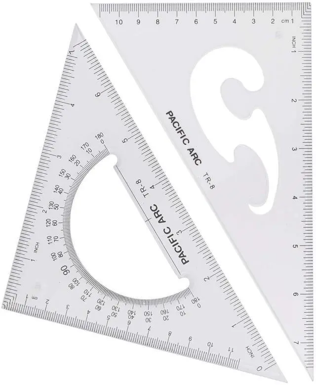 Main image of Triangle Set 8 Inch 30/60 & 45/90