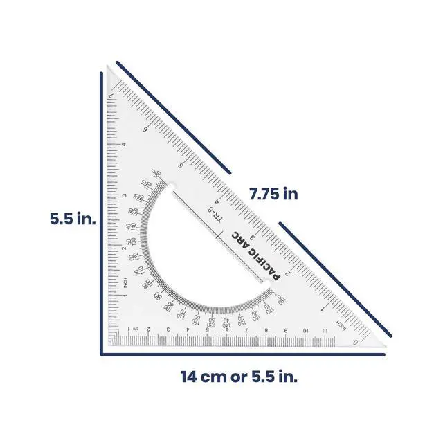 Alt view image 6 of 6 - Triangle Set 8 Inch 30/60 & 45/90