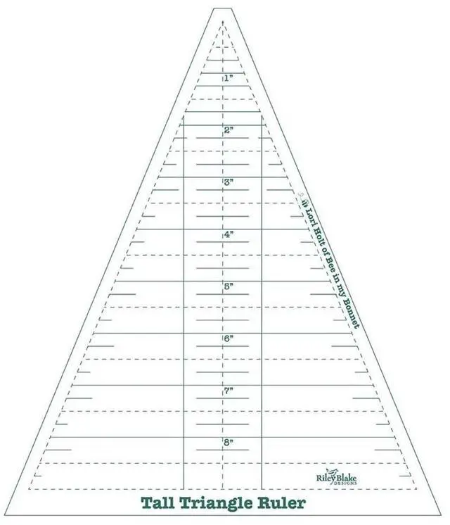Main image of Tall Triangle Ruler by Lori Holt