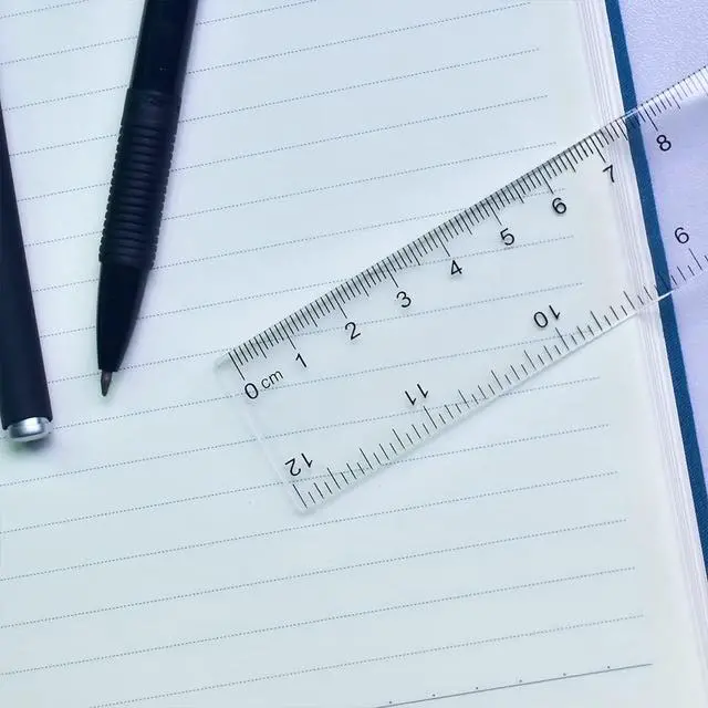 Alt view image 3 of 6 - Color Clear Ruler Plastic Rulers - Ruler 12 inch, Kids Ruler for School