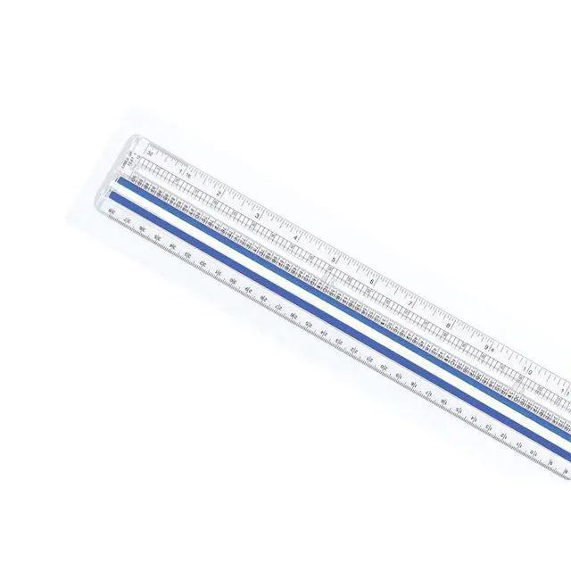 Alt view image 3 of 6 - Data Processing Magnifying Ruler, 2X Magnification, 1/16-Inch & Tenths Scales, Back-to-School, School Supplies, Classroom Supplies, 12-Inch