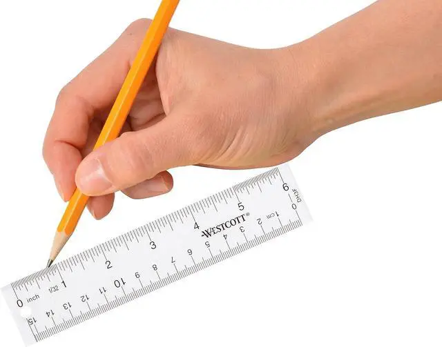 Alt view image 7 of 7 - 10561 Acrylic Clear Ruler, 6 in