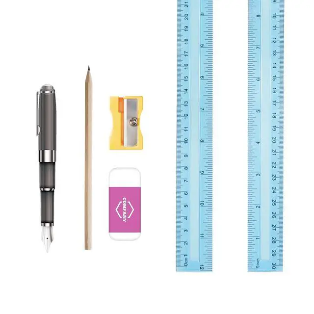 Alt view image 3 of 5 - 30 Pack Clear Plastic Rulers 12 Inch, Transparent Bulk Rulers for Classroom