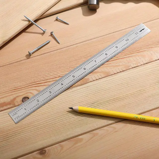 Alt view image 5 of 7 - Machinist Ruler, 12 Inch, Stainless Steel Imperial