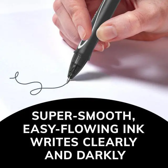 Alt view image 5 of 7 - Gelocity Quick Dry Black Gel Pens, Medium Point, 0.7 mm, 12-Count