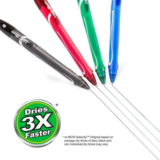 Alt view image 7 of 7 - Gelocity Quick Dry Gel Pens, 0.7mm, Assorted Colors, Pack of 8