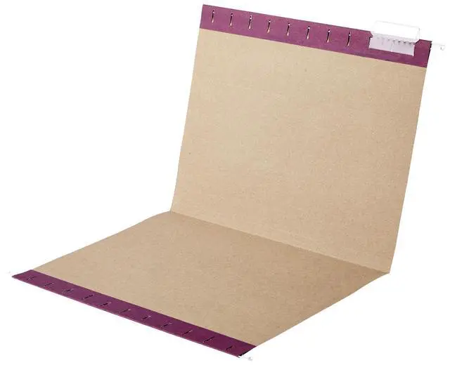 Alt view image 4 of 5 - Hanging File Folders with Adjustable Tabs for Document Organization, Letter Size, Assorted Jewel-Tone Colors, 25-Pack