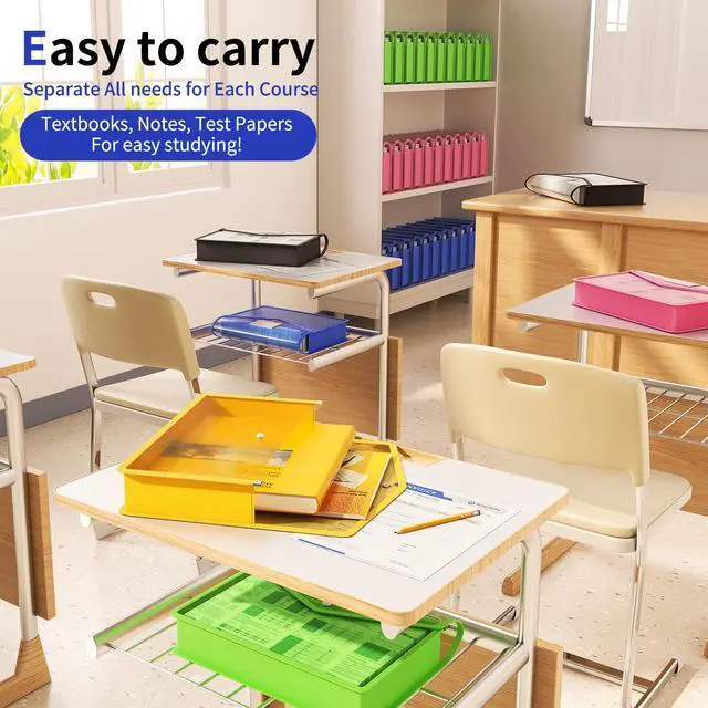 Alt view image 5 of 7 - Plastic Expanding File Folder, Transparent Envelopes with Snap Closure
