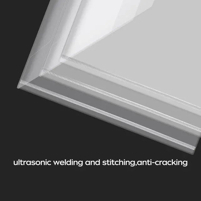 Alt view image 4 of 7 - 30 Pack Clear Document Folders Plastic Envelopes, US Letter/A4 Size