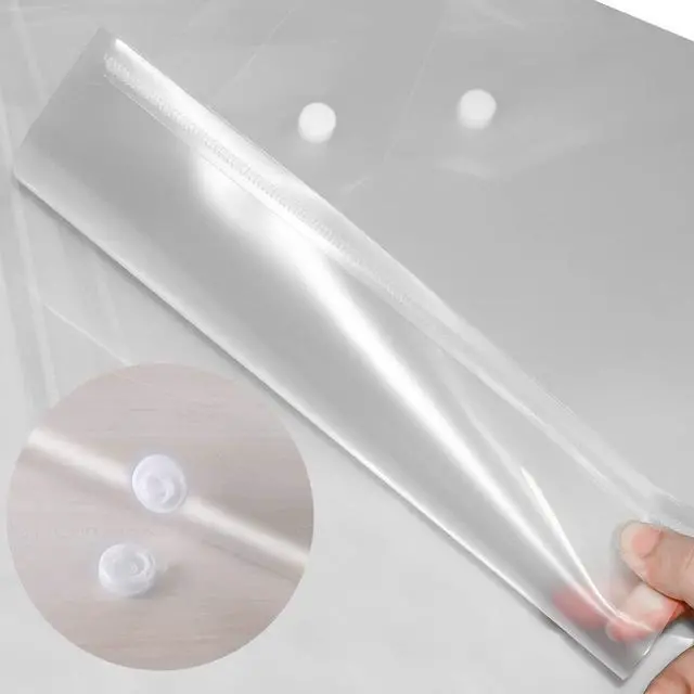Alt view image 6 of 7 - 30 Pack Clear Document Folders Plastic Envelopes, US Letter/A4 Size