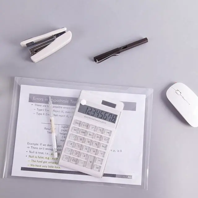 Alt view image 6 of 7 - 30pcs Plastic Envelopes, Clear Reusable Poly Envelope Waterproof File Folder with Snap Button, US Letter, A4 Size, for School Office Supplies
