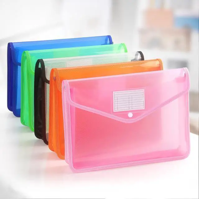 Alt view image 7 of 7 - Plastic Expanding File Folder, Fit Letter/A4 Size, Pink, 1 Pack