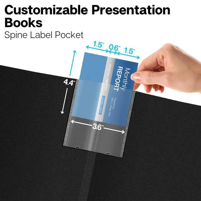 Alt view image 2 of 7 - 9x12 Presentation Binder, 24 Pockets, Displays 48 Pages, Aqua