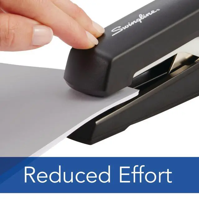 Alt view image 4 of 7 - Stapler, Omnipress 30 Stapler, "Press Anywhere for Easier Use", 30 Sheet Capacity, Black/Gray (5000585A)