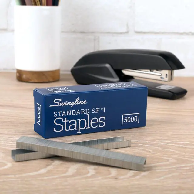 Alt view image 3 of 6 - Staples, 5 Pack, Standard Staples for Desktop Staplers, 1/4" Length, 210/Strip, 5000/Box (35101)