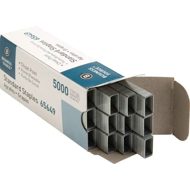 Alt view image 2 of 3 - Chisel Point Standard Staples - Box of 5000 (65649), Silver