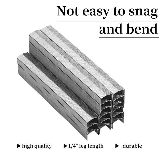 Alt view image 6 of 7 - B8 Crown 30,000 Heavy Duty Staples - 1/4 Inch Leg Length for B8 Staplers - Home, School, Office