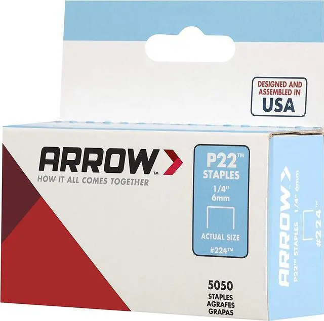 Alt view image 4 of 7 - 224 Heavy Duty P22 Staples for Use with Plier-Type Paper and Bag Staplers in Restaurants, Offices, Classrooms, 5050-Pack, 1/4-Inch Leg Length, 7/16-Inch Crown Width