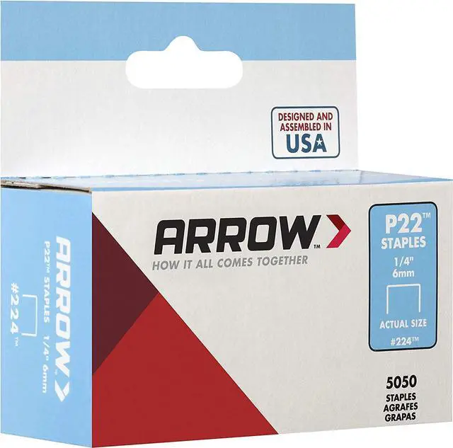 Alt view image 5 of 7 - 224 Heavy Duty P22 Staples for Use with Plier-Type Paper and Bag Staplers in Restaurants, Offices, Classrooms, 5050-Pack, 1/4-Inch Leg Length, 7/16-Inch Crown Width