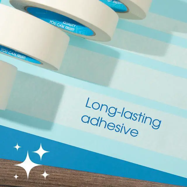 Alt view image 4 of 7 - 0.75" X 60 yd Masking Tape - 12 Beige Tape Rolls