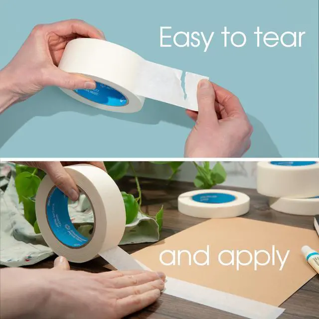 Alt view image 5 of 7 - 0.75" X 60 yd Masking Tape - 12 Beige Tape Rolls