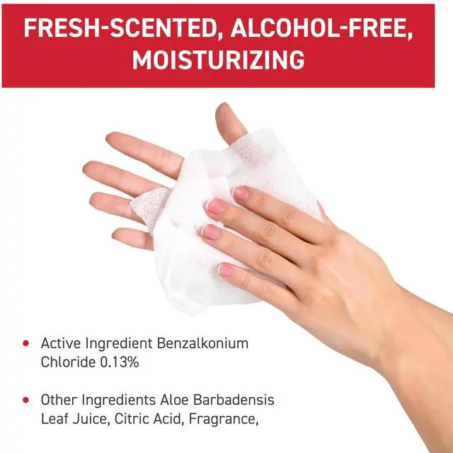 Alt view image 4 of 7 - Essentials Hand Sanitizer Wipes for Adults & Kids - 90 Count, 3 Packs