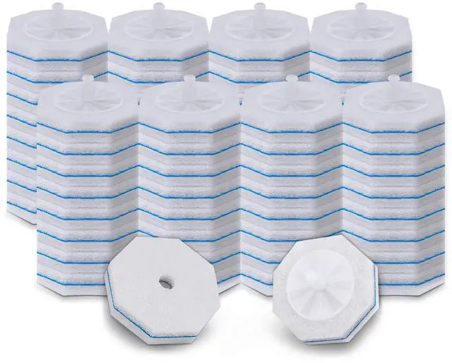 Main image of 64 Count Disposable toilet brush head for Clorox Toilet Wand, Disposable Toilet Brush Heads, 5X Cleaning Power, Tear-Resistant, Fresh Scent