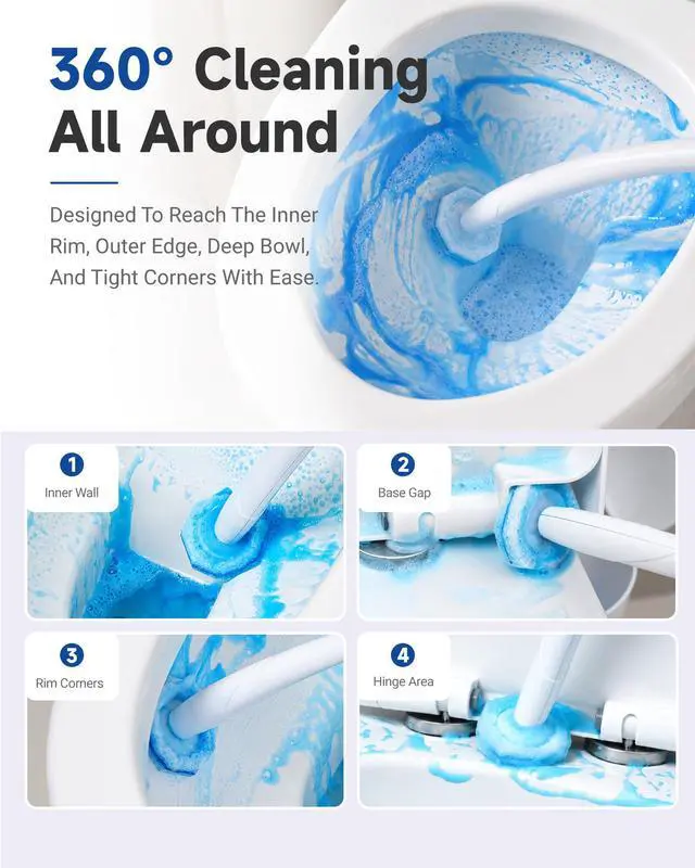 Alt view image 4 of 7 - 20 Count Toilet Wand Refills Compatible with Clorox Toilet Wand