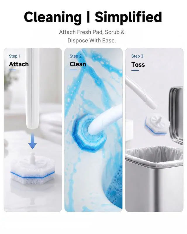 Alt view image 7 of 7 - 20 Count Toilet Wand Refills Compatible with Clorox Toilet Wand