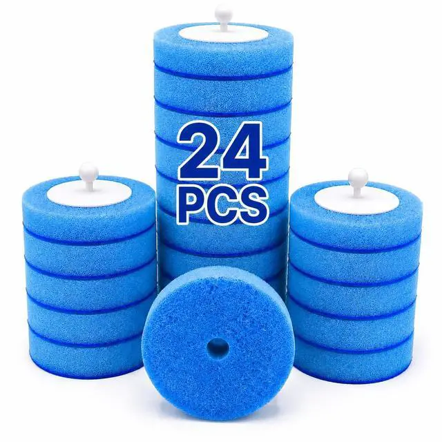 Main image of 24 Pack Disposable Toilet Bowl Brush Refills Only for Auto-Open Lid