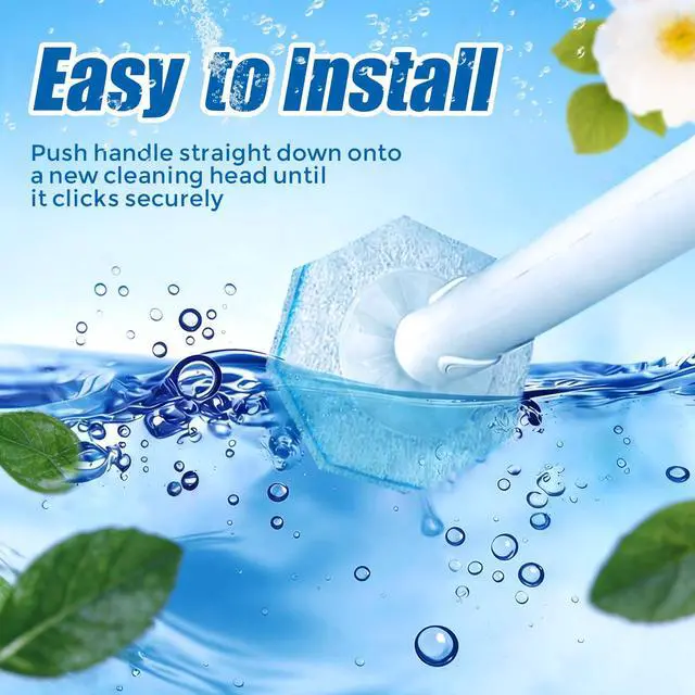 Alt view image 4 of 7 - 64 Pack Toilet Wand Refills for Clorox,5X Cleaning Power,Fresh Fragrance,Extra Thick,Compatible with Most Toilet Cleaning Wands