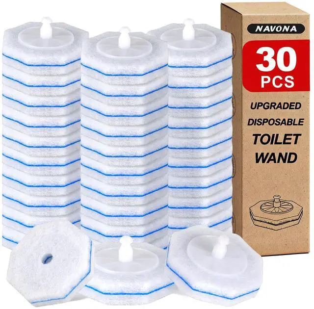 Main image of 30 Count Toilet Wand Refills, Fits Most Toilet Wand Handles