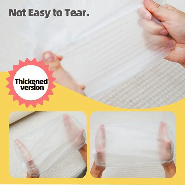 Alt view image 3 of 7 - 100Pcs Bowl Covers for Bread Proofing, Thickend Large Bowl Dish Plate Cover, Sourdough Bread Baking Supplies, Shower Caps, Food Fruit Fresh Keeping Storage Accessories, BPA Free, Food Grade