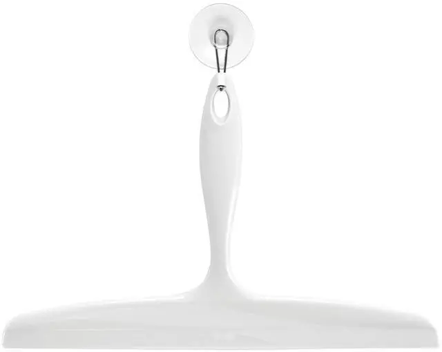 Main image of Bathroom Plastic Shower Squeegee, White