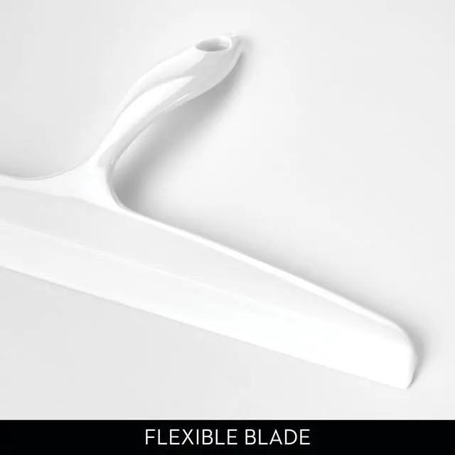 Alt view image 4 of 5 - Bathroom Plastic Shower Squeegee, White