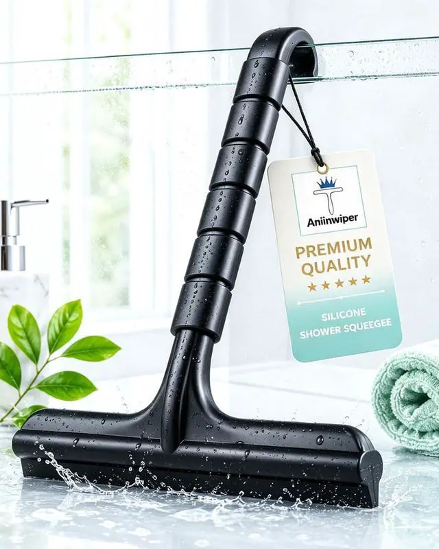 Main image of Shower Squeegee for Glass Doors, 8 Inch Bathroom Squeegee for Shower Glass