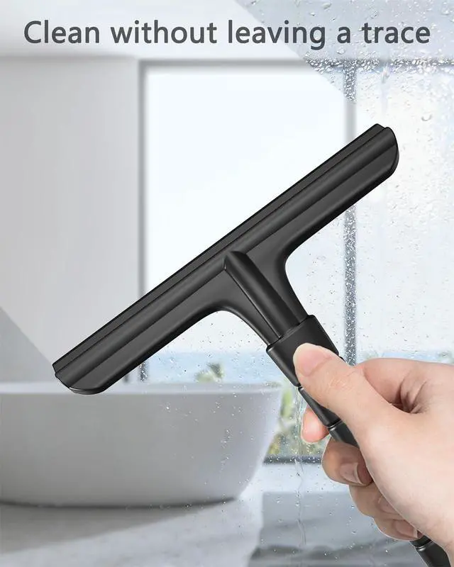 Alt view image 2 of 7 - Shower Squeegee for Glass Doors, 8 Inch Bathroom Squeegee for Shower Glass