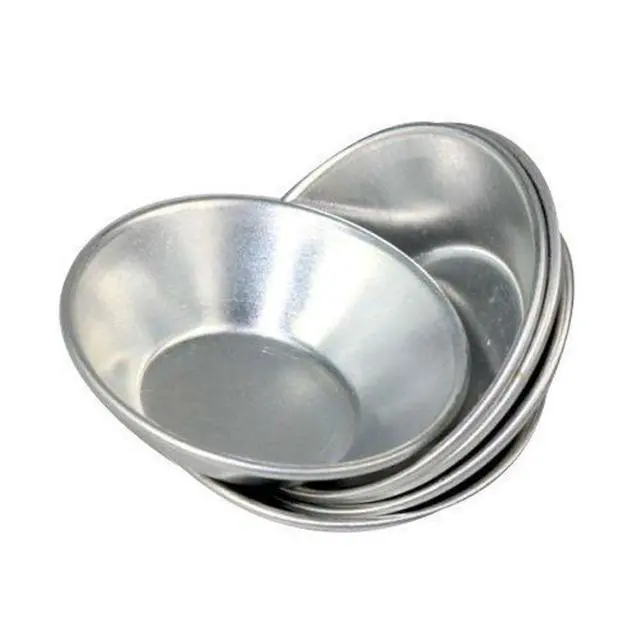 Alt view image 4 of 5 - Egg Tart Mold Heat Resistant Non Stick Aluminum Mini Pie Cupcake Cake Pan Cookie Pudding Jello Chocolate Molds Tin Baking Tool Baking Cups (12)