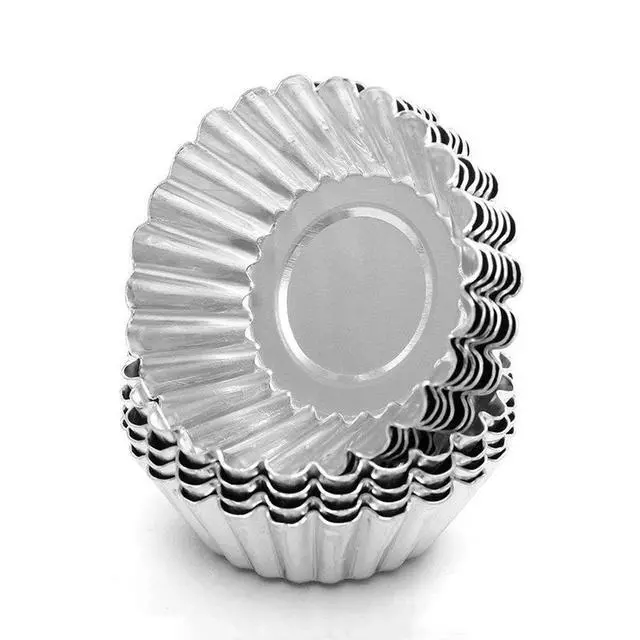 Alt view image 3 of 6 - 20Pcs Egg Tart Molds for Baking, Mini Tart Pan 2.75 Inch