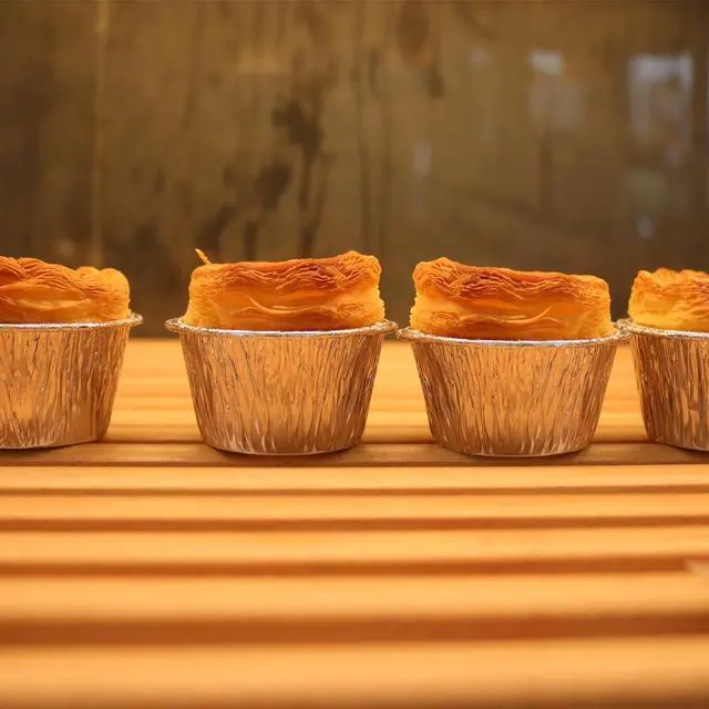 Alt view image 7 of 7 - 150 Pcs Aluminum Foil Baking Cups 3 Oz, SUPPHOUS Disposable Ramekin Aluminum Cupcake liners, Silver Foil Baking Cups Muffin Liners for Cupcake, Baking, Egg Tart, Pudding, Creme Brulee